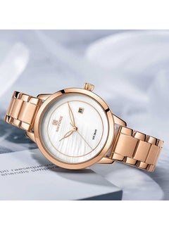NAVIFORCE Women's Stainless Steel Analog Wrist Watch NF5008  - Image 3