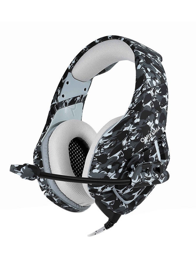 onikuma K1B Gaming Wired Headset With Microphone For PS4/PS5/XOne/XSeries/NSwitch/PC - Image 1