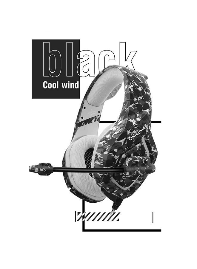 onikuma K1B Gaming Wired Headset With Microphone For PS4/PS5/XOne/XSeries/NSwitch/PC - Image 2