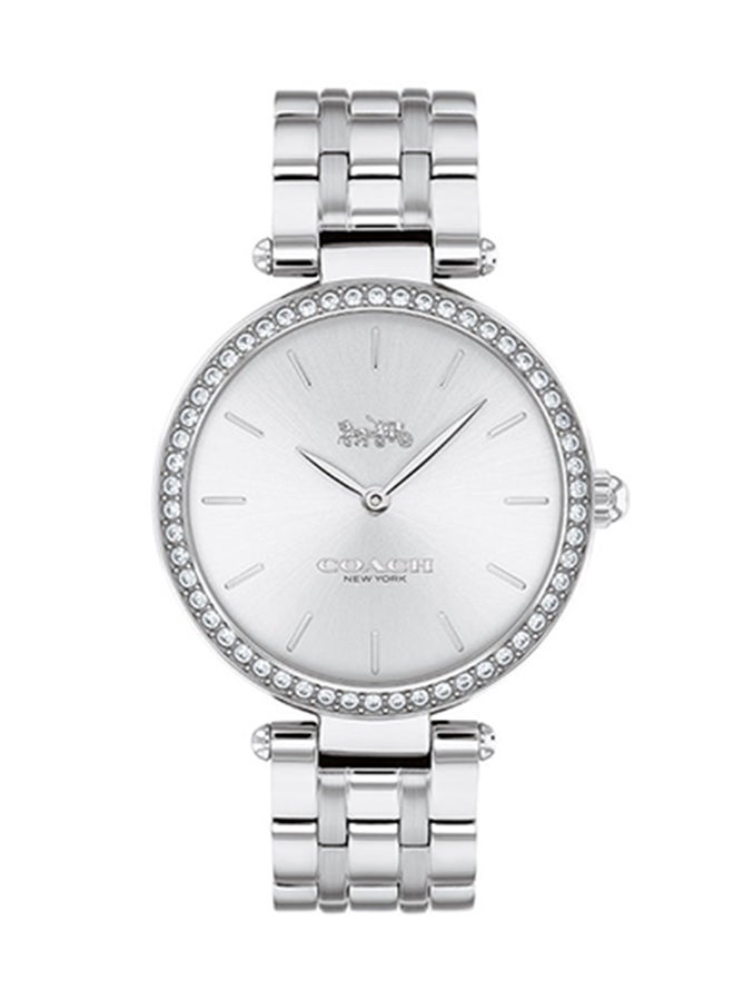 COACH - Women's Park  Silver White Dial Watch - 14000070 - Image 1