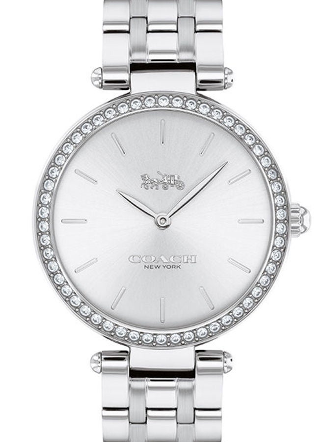 COACH - Women's Park  Silver White Dial Watch - 14000070 - Image 1
