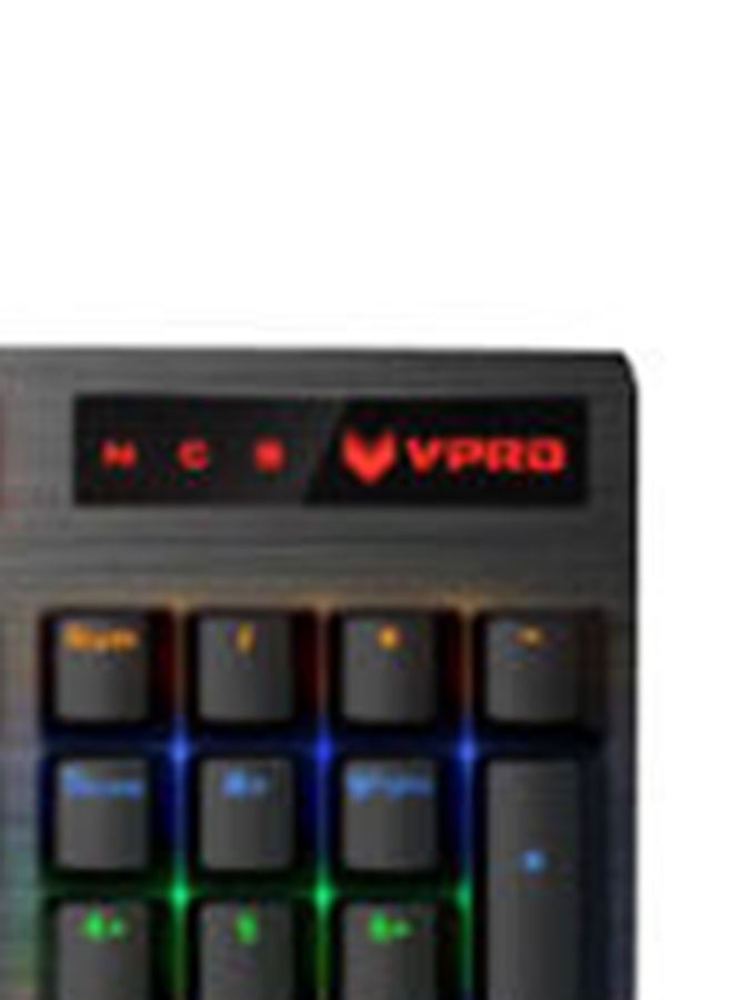 Rapoo - Gaming Keyboard Wired Mechanical Backlit Ar V500 Pro - Image 1