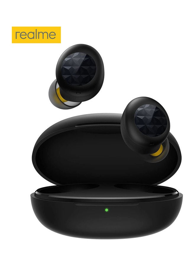 realme - Buds Q2 Wireless Bluetooth In-Ear Earbuds With Mic Black - Image 1