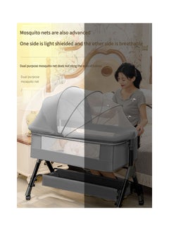 Multi Mode Four Gear Adjustable Height Detachable Reinforced Comfortable Breathable Crib - v1670135650/N53370885A_2