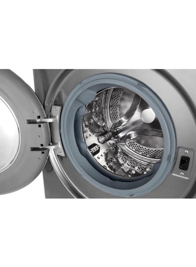 LG - Vivace Front Load Automatic Washing Machine 9 kg F4R5VYG2T Silver - Image 1