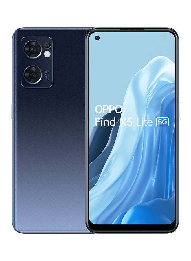 OPPO - Oppo Find X5 Lite Dual Sim Black  256Gb 8Gb Ram 5G - International Version - Image 1