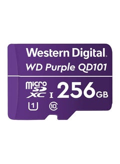 WD 256GB Class 10/UHS-I (U1) MicroSDXC WDD256G1P0C Purple  - Image 1