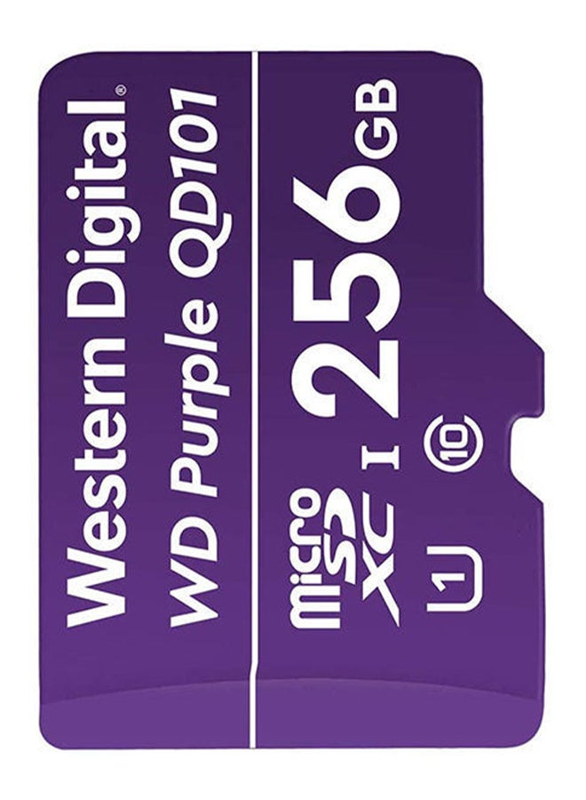 دبليو دي بطاقة مايكرو SDXC سعة 256 جيجابايت فئة 10 بواجهة ناقل UHS-I U1 WDD256G1P0C أرجواني  - Image 5