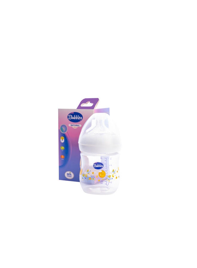 Bubbles - Natural Feeding Bottle Without Hand 150ml Assorted - Image 1