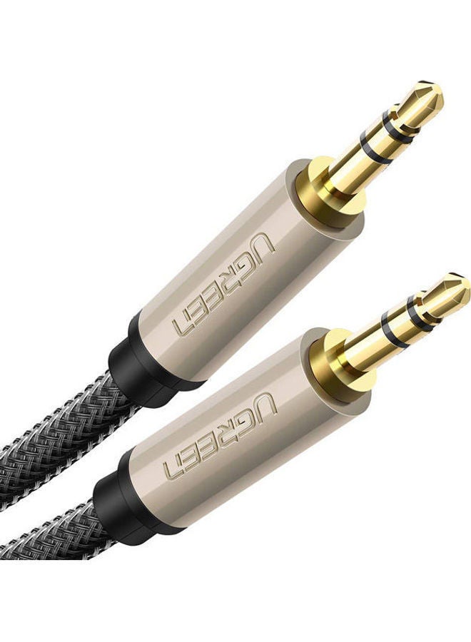 Ugreen - 3.5Mm Audio Cable Net Braid 2M Grey - Image 1