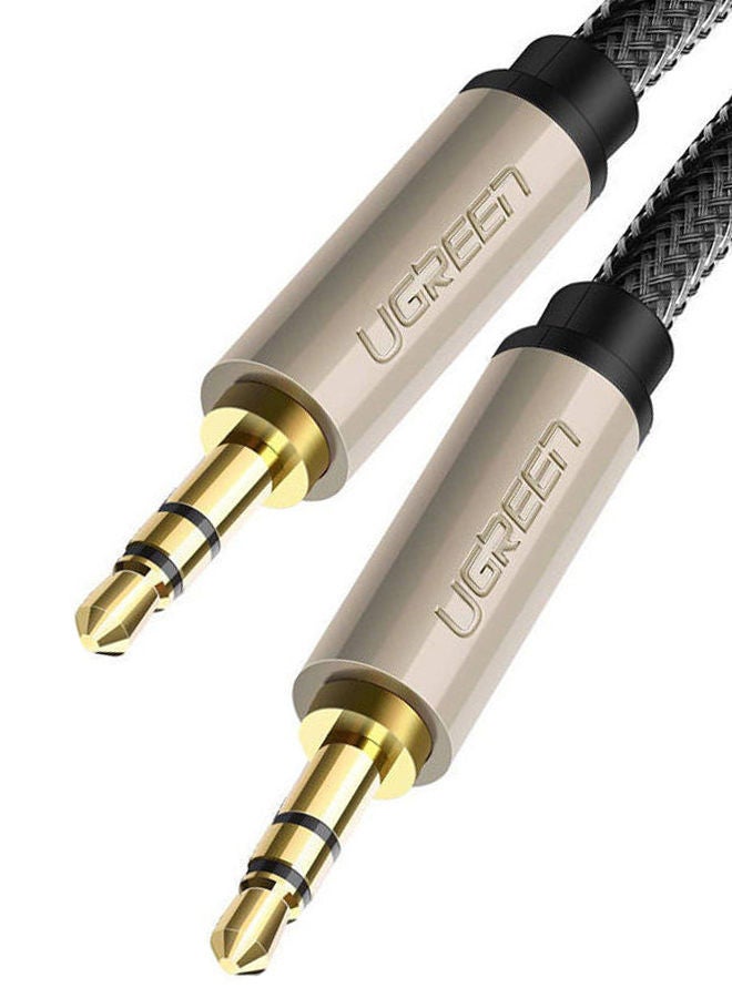 Ugreen - 3.5Mm Audio Cable Net Braid 2M Grey - Image 1