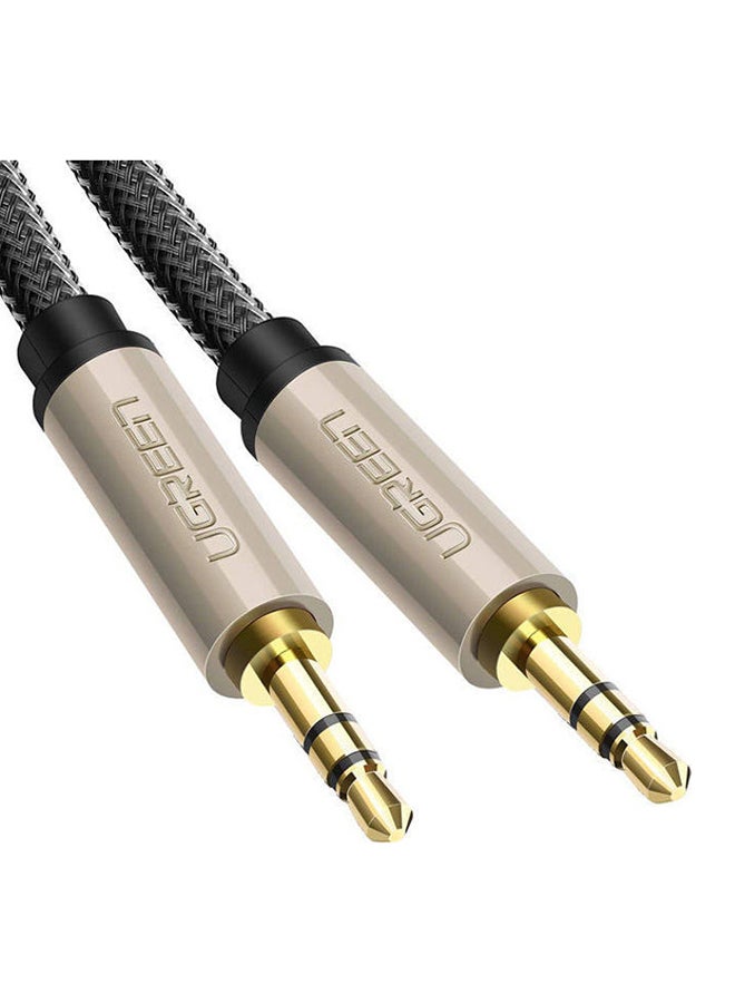 Ugreen - 3.5Mm Audio Cable Net Braid 2M Grey - Image 1