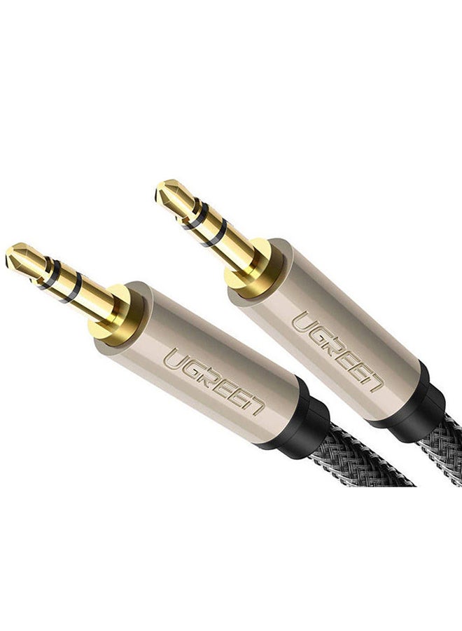 Ugreen - 3.5Mm Audio Cable Net Braid 2M Grey - Image 1