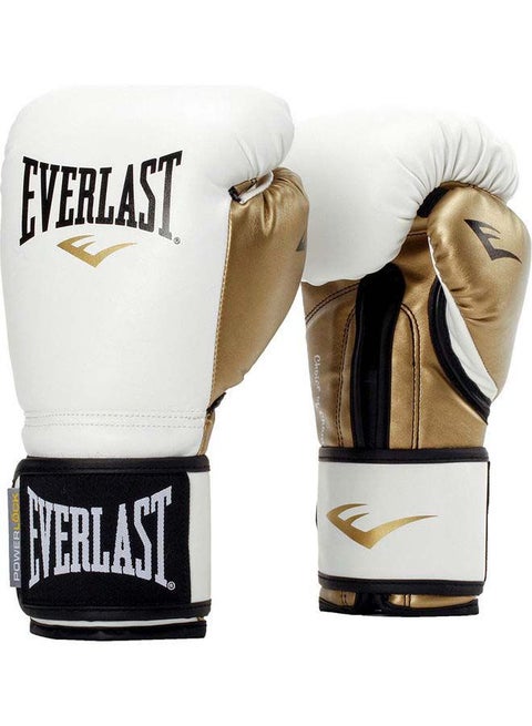 Powerlock Training Gloves White/Gold