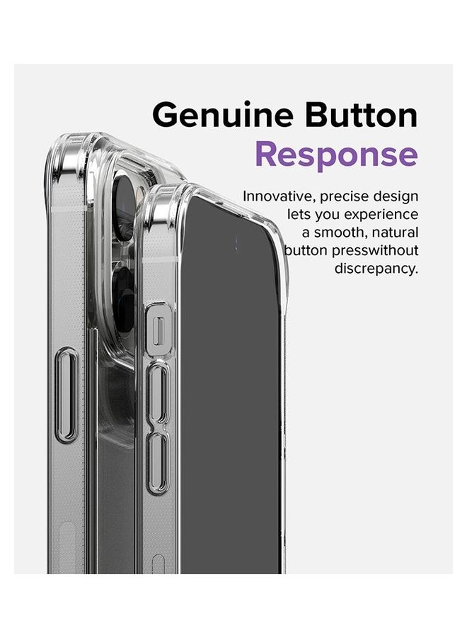 Ringke Fusion Cover For iPhone 14 Pro Case Minimal Yellowing Anti-Scratch Hard Back Shockproof TPU Bumper Drop Protection Phone Cover Matte Clear - Image 3