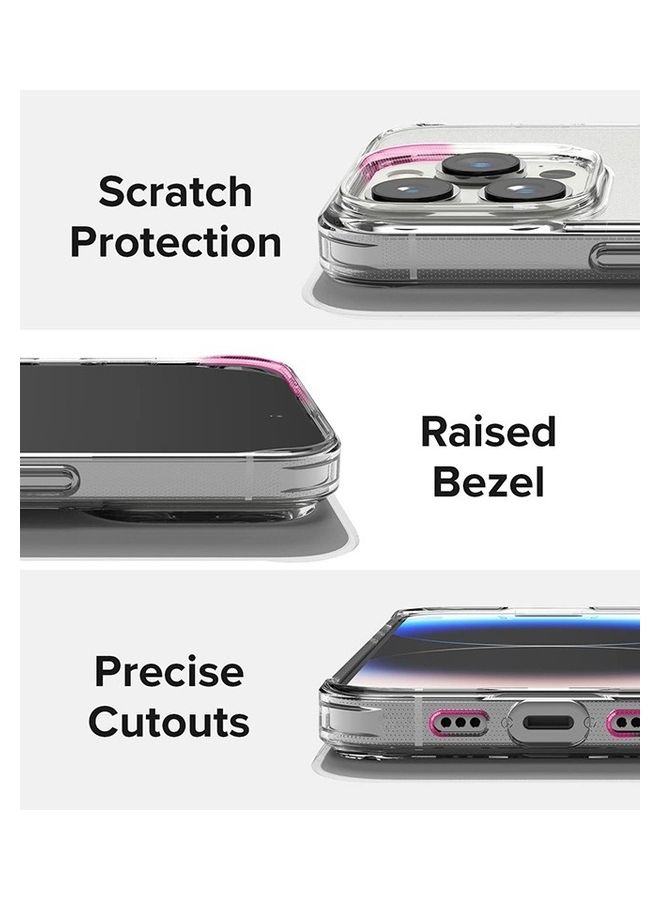 Ringke Fusion Cover For iPhone 14 Pro Case Minimal Yellowing Anti-Scratch Hard Back Shockproof TPU Bumper Drop Protection Phone Cover Matte Clear - Image 5