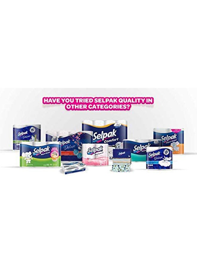 Selpak - Kitchen Paper Towel Regular 80 sheets x 3 Ply Pack of 4 Rolls - Image 1
