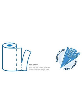 Kitchen Paper Towel Regular 80 sheets x 3 Ply Pack of 4 Rolls - view 4