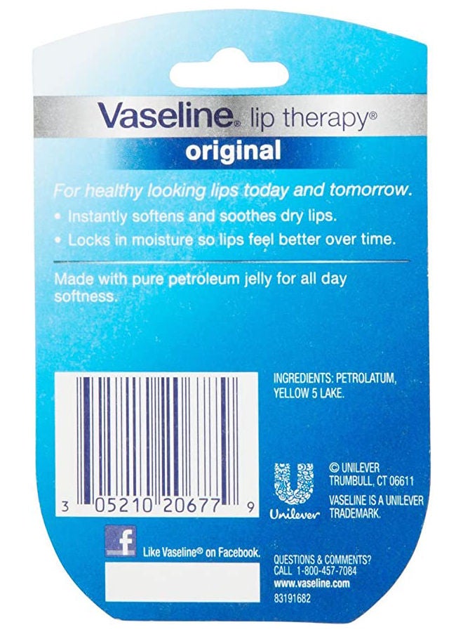 Vaseline Original Lip Therapy Clear 7grams  - Image 3