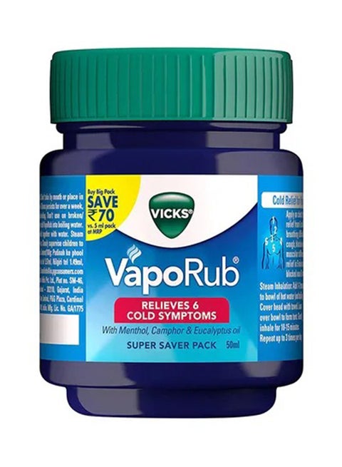 Vaporub Cold Relief Ointment Super Saver Pack