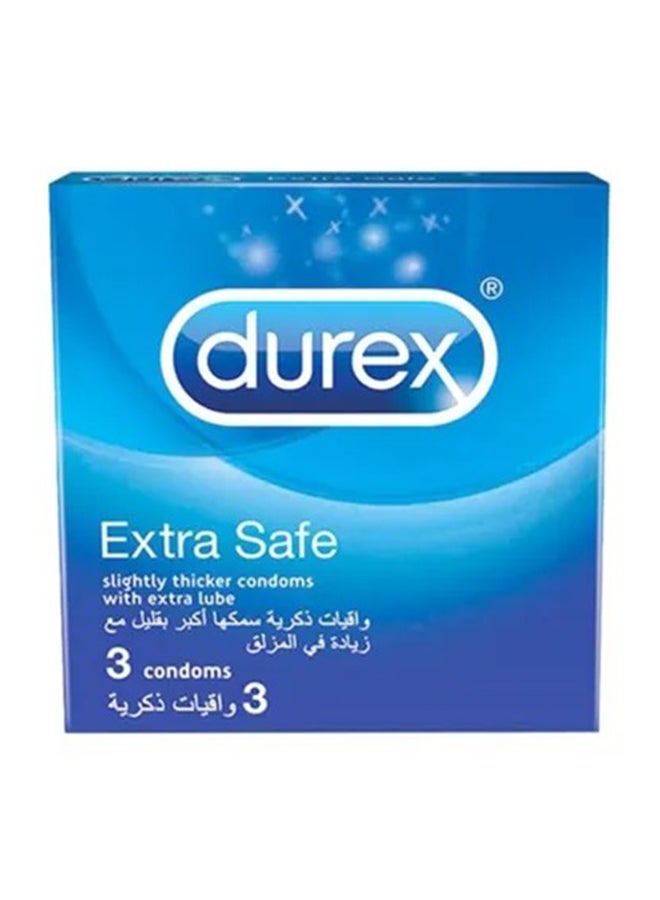 Durex Pack Of 3 Extra Safe Condom  - Image 1
