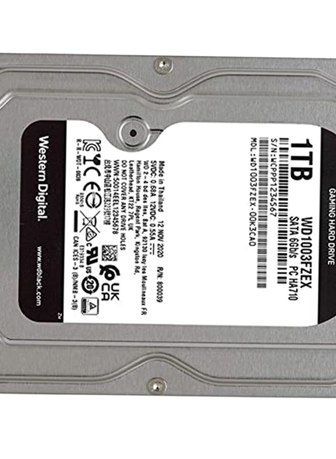 WD - Black 1TB Performance Desktop Hard Disk Drive - 7200 RPM SATA 6Gb/s 64MB Cache 3.5 Inch 1.0 TB - Image 1