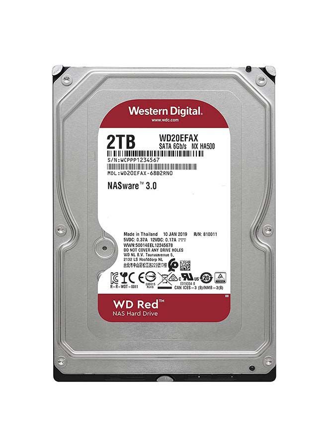 WD - 2TB NAS Internal Hard Drive - 5400 RPM Class, SATA 6GB/s 2.0 TB - Image 1