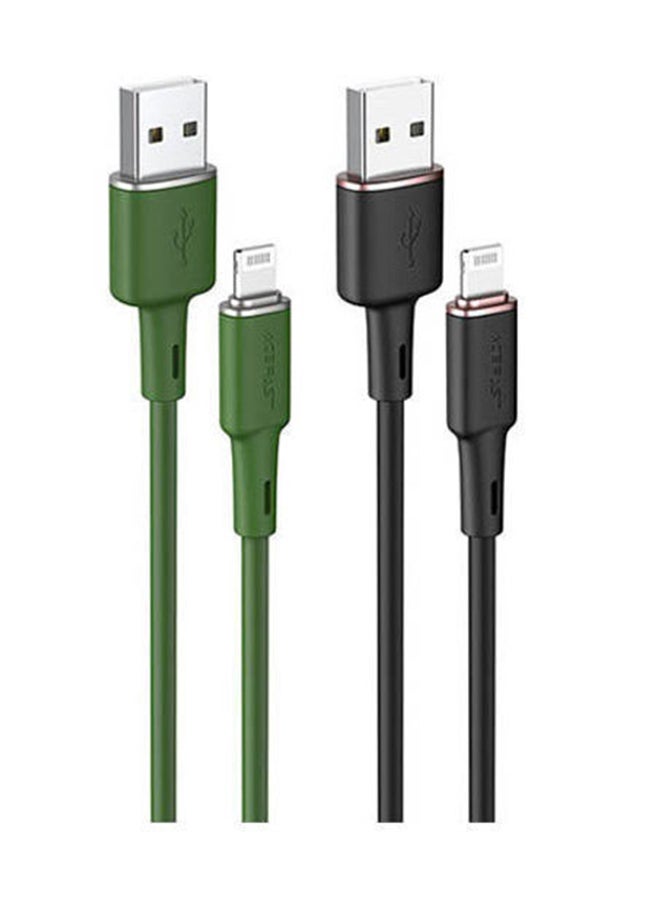 ACEFAST Usb-A To Lightning Zinc Alloy Silicone Charging Data Cable Pink - Image 4