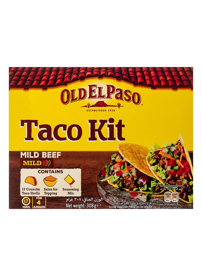 Old El Paso Taco Kit Mild Beef 308grams  - Image 1