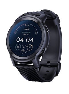 Motorola Moto Watch 100 Smartwatch - 42mm With GPS For Men And Women Up To 14 Day Battery 24/7 Heart Rate SpO2 5ATM Water Resistant AOD Android iOS Compatible Phantom Black  - Image 1