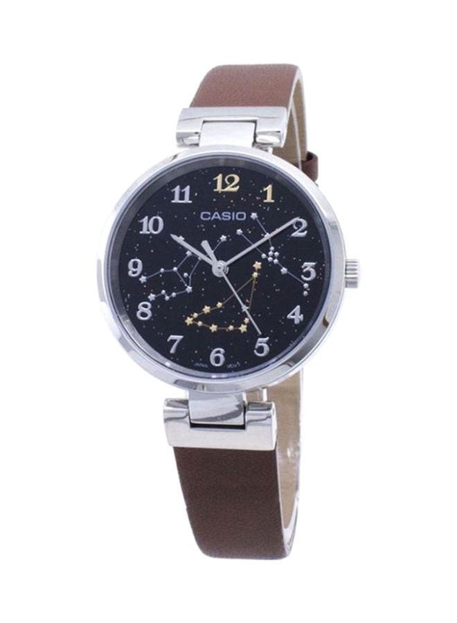 CASIO Women's Stainless Steel Analog Wrist Watch LTP-E12L-5A2 - Image 1