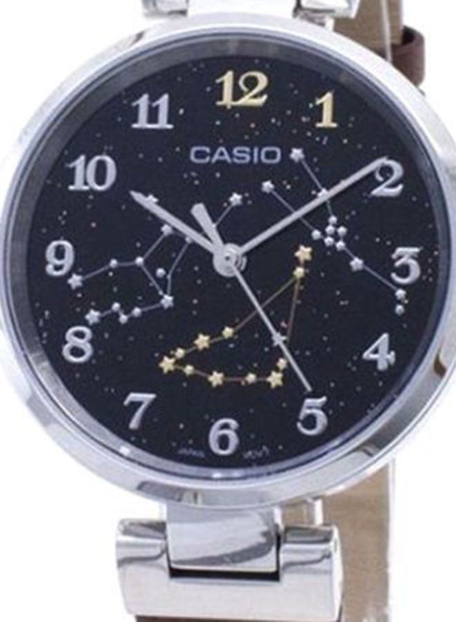 CASIO Women's Stainless Steel Analog Wrist Watch LTP-E12L-5A2 - Image 5