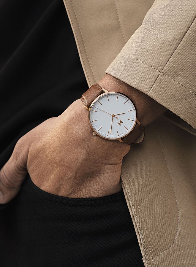 MVMT Men's Legacy  White Dial Watch - 28000086-D - Image 4