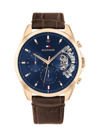 TOMMY HILFIGER Men's Baker Blue Dial Watch 1710453 Best Price