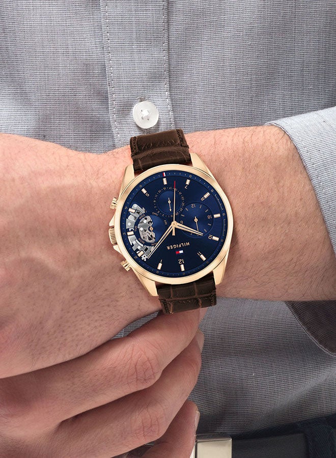 TOMMY HILFIGER Men's Baker  Blue Dial Watch - 1710453  - Image 4