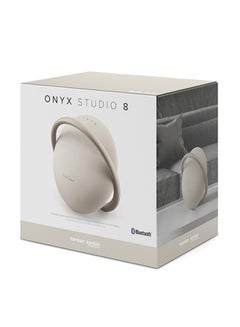 Harman Kardon Onyx Studio 8 Portable Stereo Bluetooth Speaker Beige - v1670387739/N53371016A_6