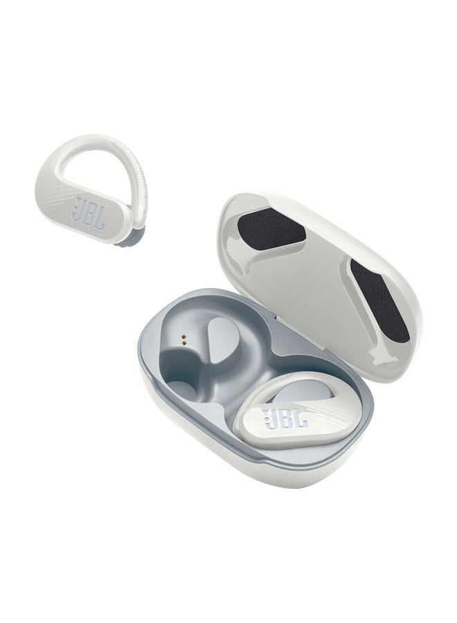 JBL - Endurance Peak 3 Dust And Water Proof True Wireless Active Earbuds White - Image 1