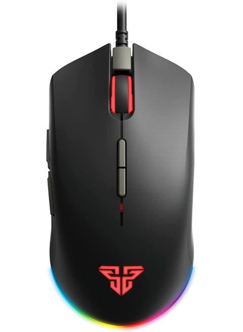 Fantech Blake X17 Gaming Mouse | Optical Sensor 10,000 Dpi Pixart 3325 | 7 Programmable Buttons | 20 Million Clicks Life Time | Macro Support -Black