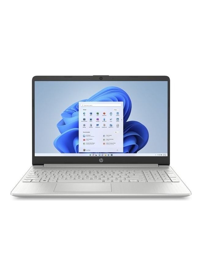 HP - HP 15s FQ5040NE (Upgraded Version) Laptop Core i7 1.7GHz 16GB 512GB Shared Win11Home 15.6inch FHD English/Arabic Silver - Image 1