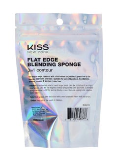 KISS Flat Edge Makeup Sponge Pink  - Image 2