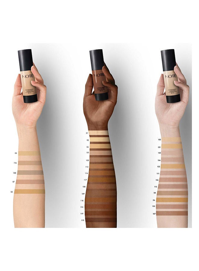 Note Detox And Protect Liquid Foundation Pump 02 Natural Beige - Image 3