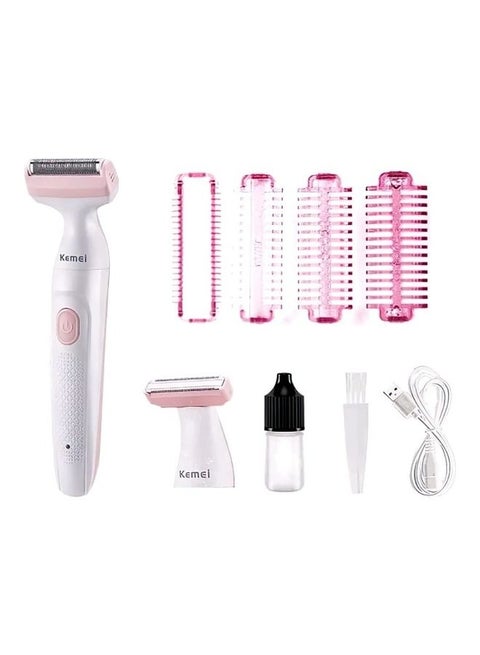 Professional Design 2 In 1 Multi-Function Waterproof Lady Shaver KM-113