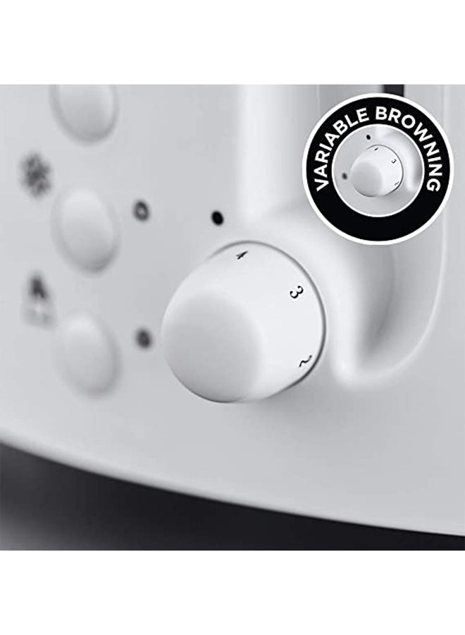 Russell Hobbs Textures 2-Slice Toaster 850 W 21640 White  - Image 4