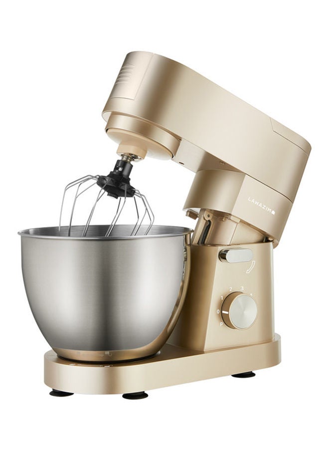 LAWAZIM 3-In-1 Professional Electric Dough Stand With Mixer Grinder And Juicer 5.5 L 1200.0 W 05-2162-01 Gold  - Image 2