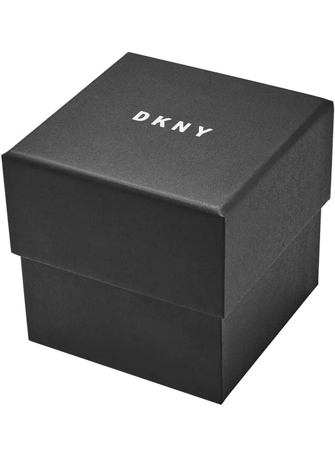 DKNY - Women's Strass Embellished Two-Tone Stainless Steel Round Analog Water Resistant Watch NY2850 - Image 1