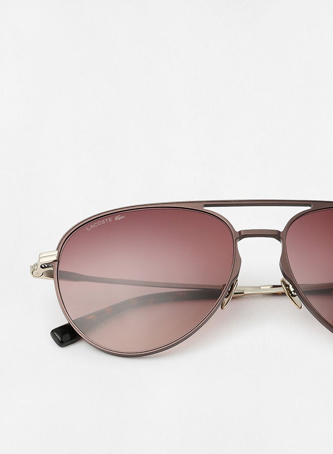 لاكوست نظارة شمسية بإطار آفياتور للرجال - Image 4