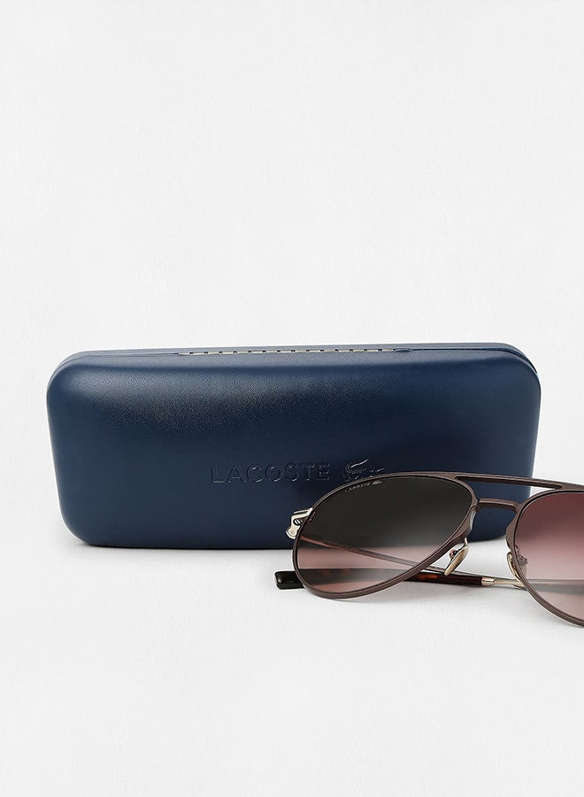 لاكوست نظارة شمسية بإطار آفياتور للرجال - Image 5