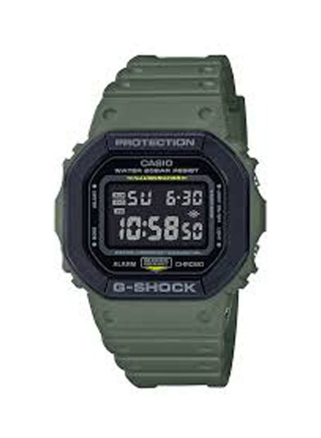 ساعة يد رقمية من الراتنج طراز DW-5610SU-3DR للرجال