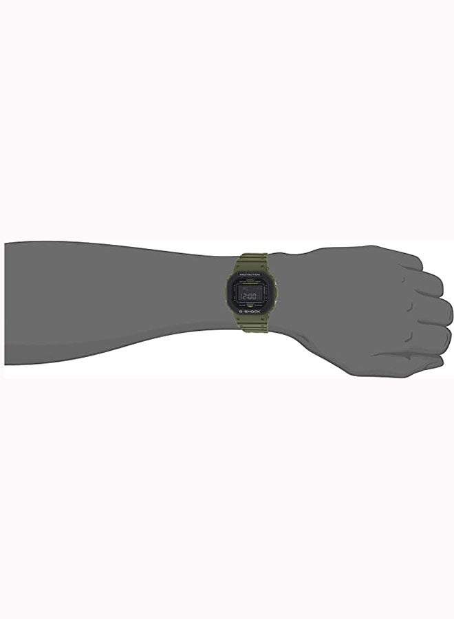 ساعة يد رقمية من الراتنج طراز DW-5610SU-3DR للرجال