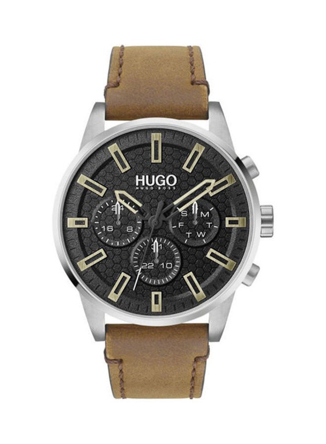 HUGO BOSS - Men's Wrist Watch chronograph leather HB153.0150 - Image 1
